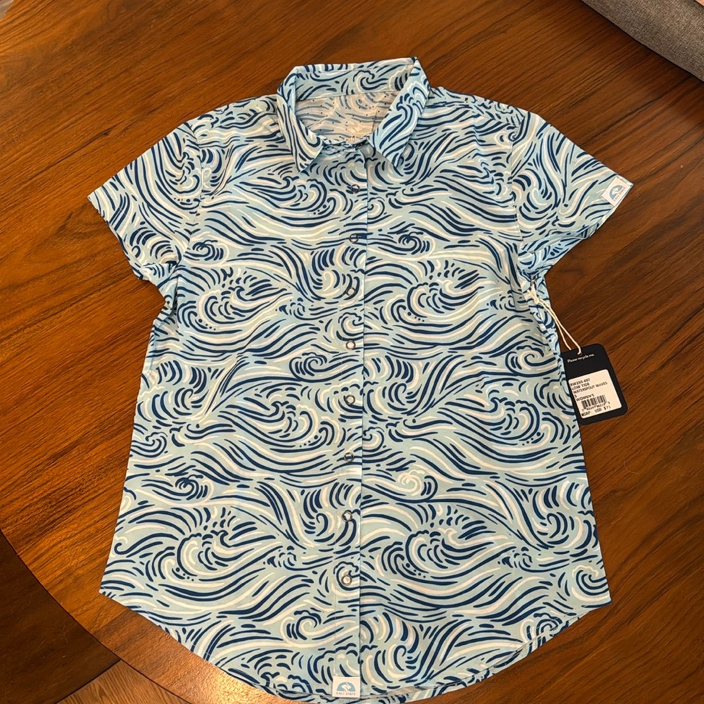 Rabbit Button Down Shirt Size small